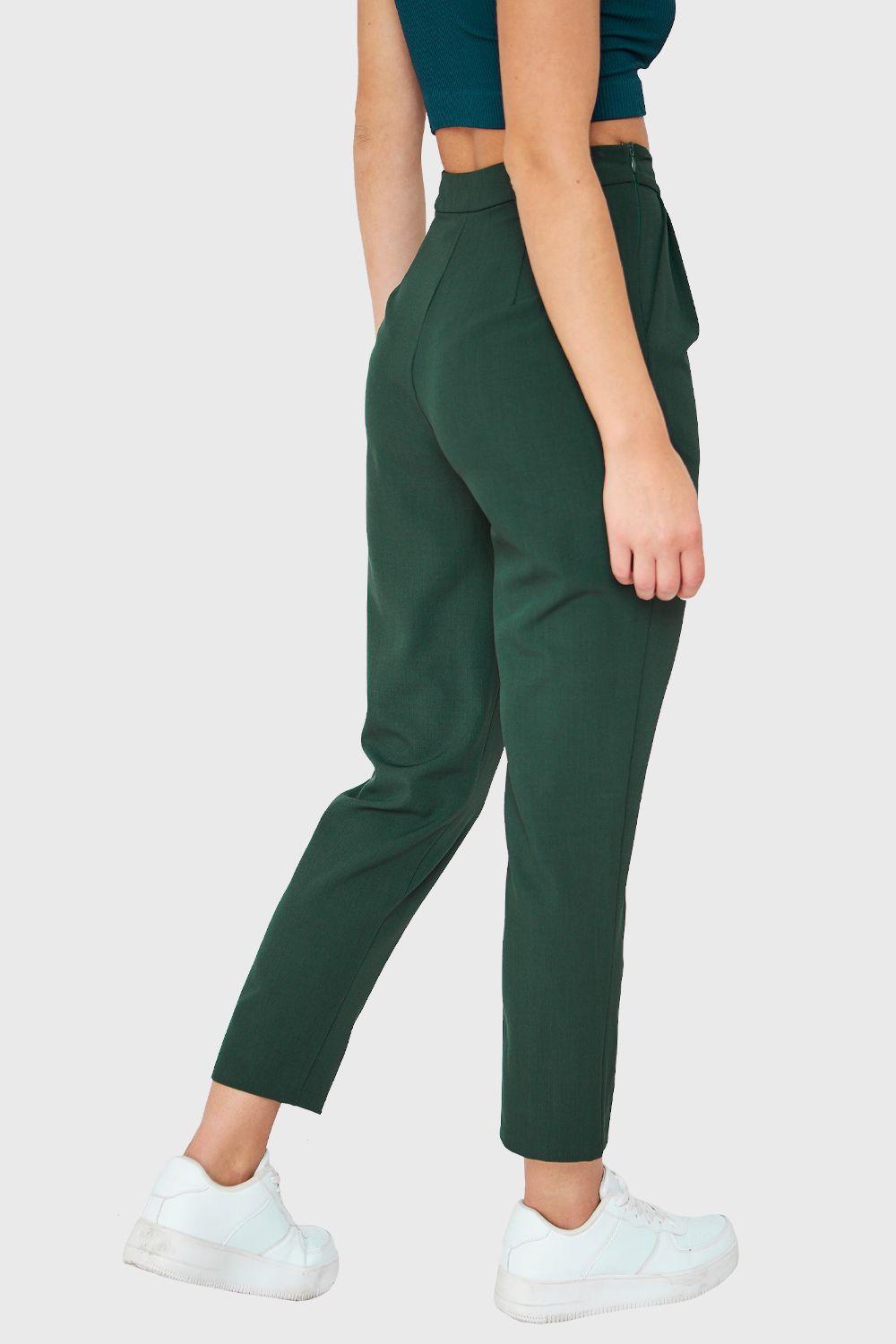 Pantalón Tiro Alto Verde Nicopoly-3
