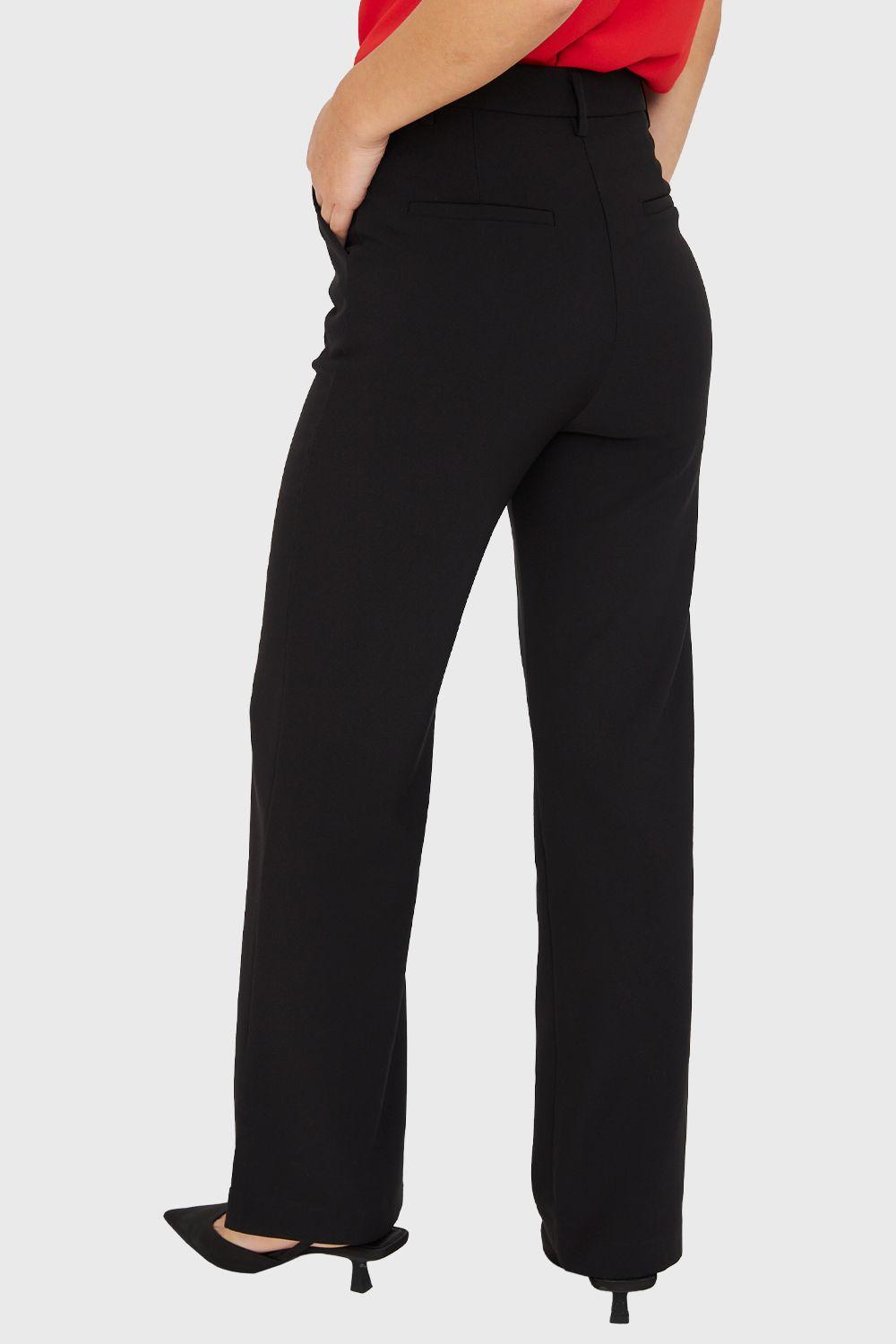 Pantalón Pierna Ancha Negro Nicopoly-3