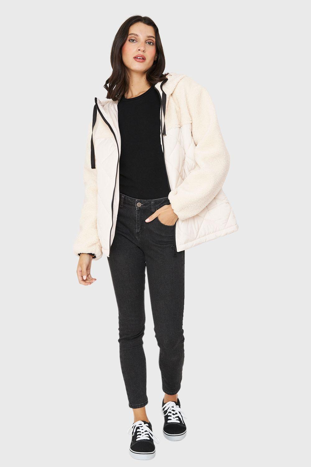 Chaqueta Mitad Chiporro/Parka Blanco Invierno Nicopoly-1