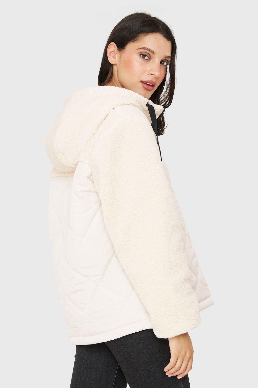Chaqueta Mitad Chiporro/Parka Blanco Invierno Nicopoly-3