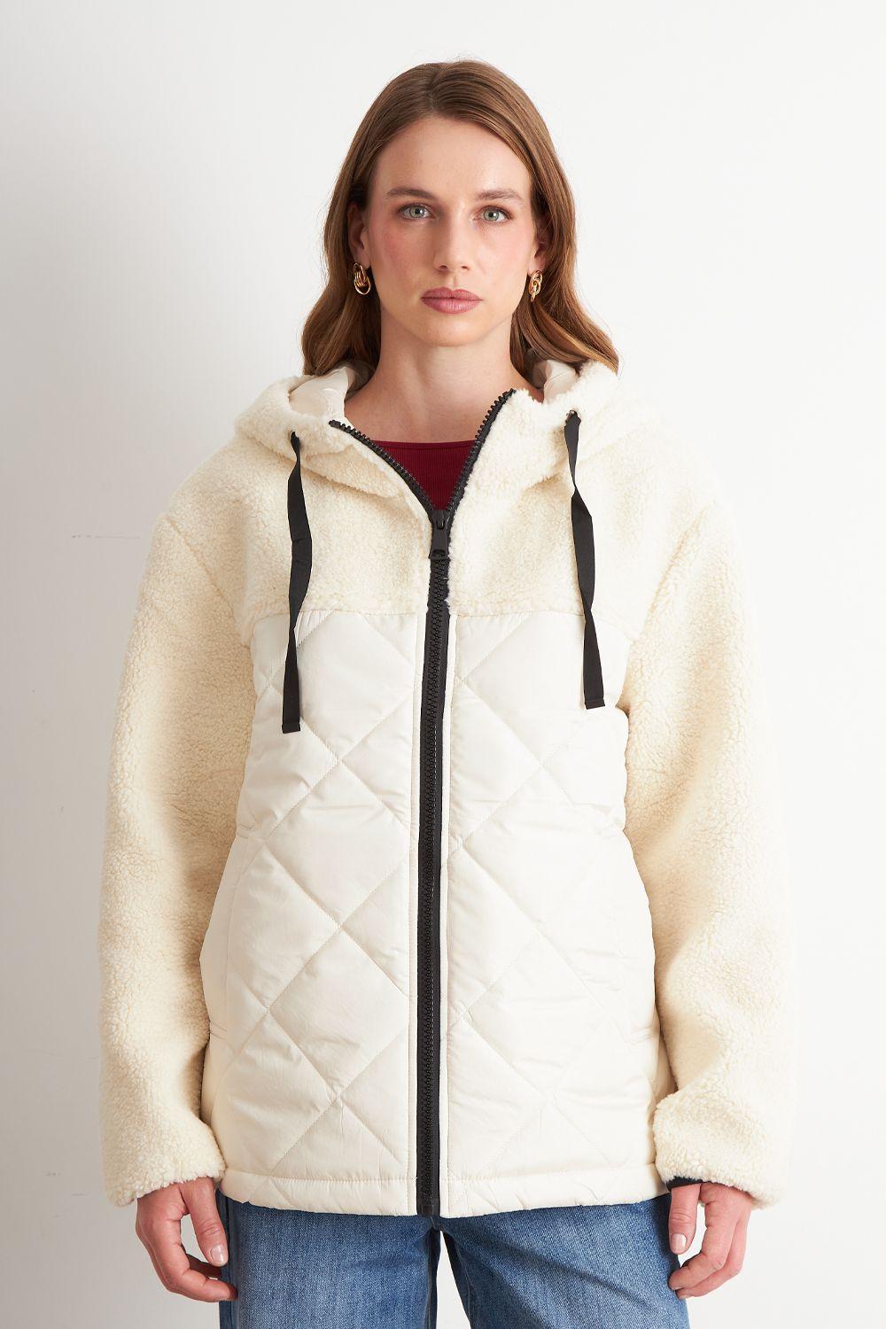 Chaqueta Mitad Chiporro/Parka Blanco Invierno Nicopoly-0