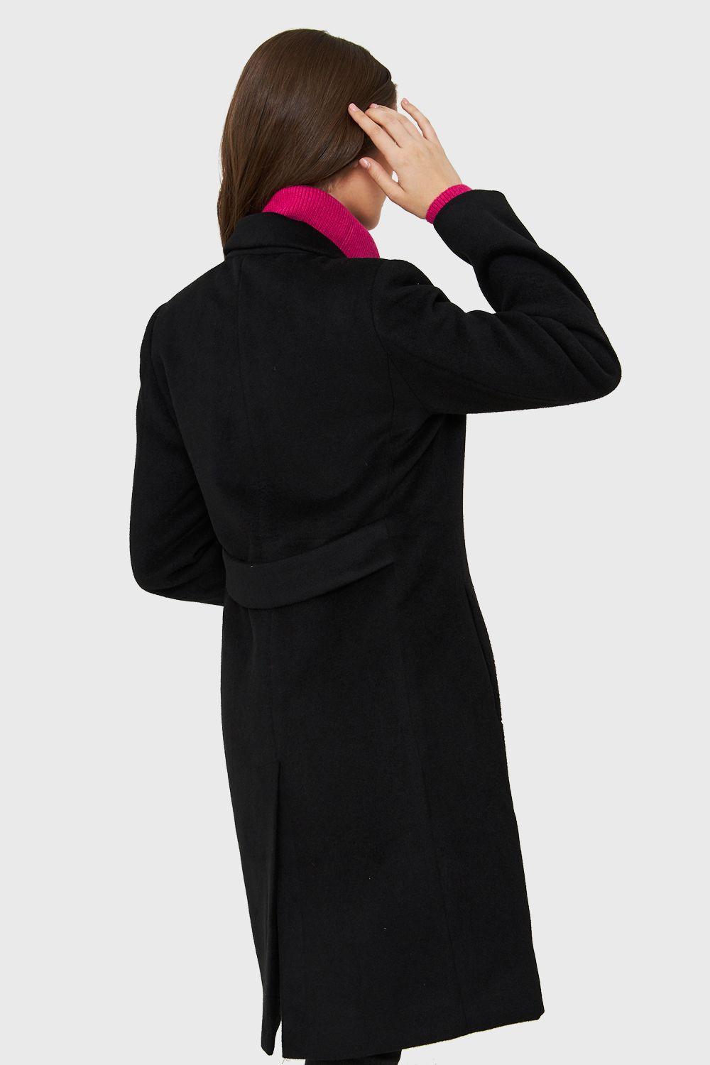 Abrigo Cuatro Botones Negro Nicopoly-3