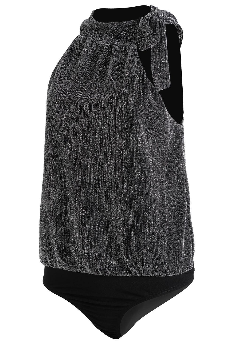Body Brillos Lazo Gris Nicopoly-1