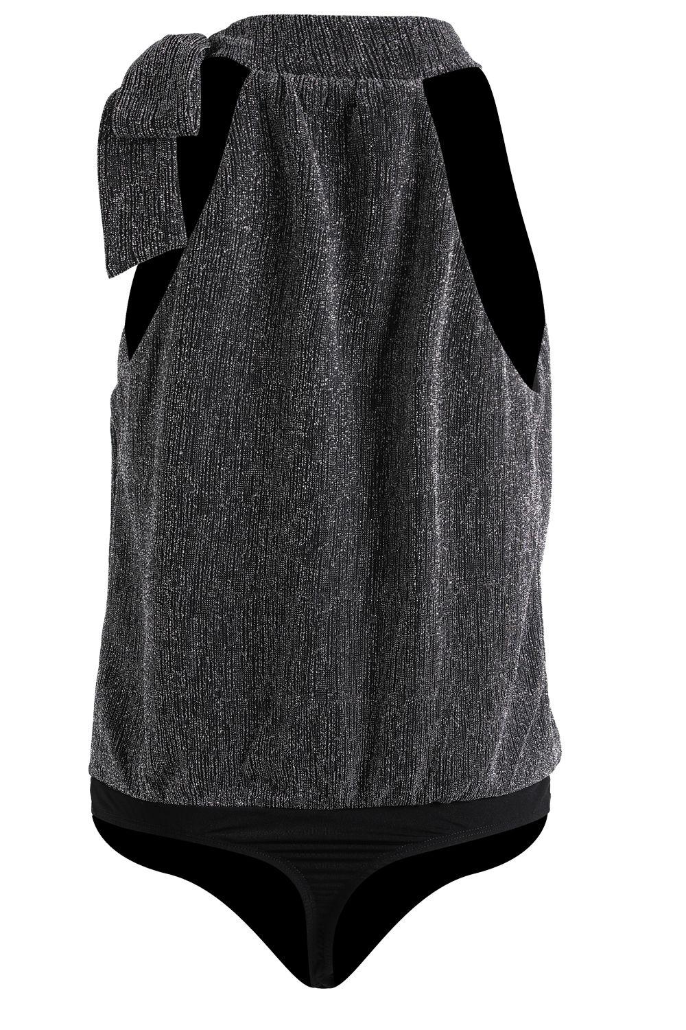 Body Brillos Lazo Gris Nicopoly-2