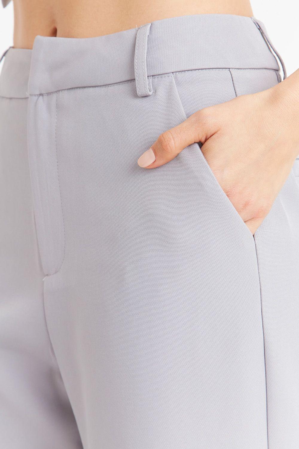 Pantalón Básico Gris Nicopoly-5