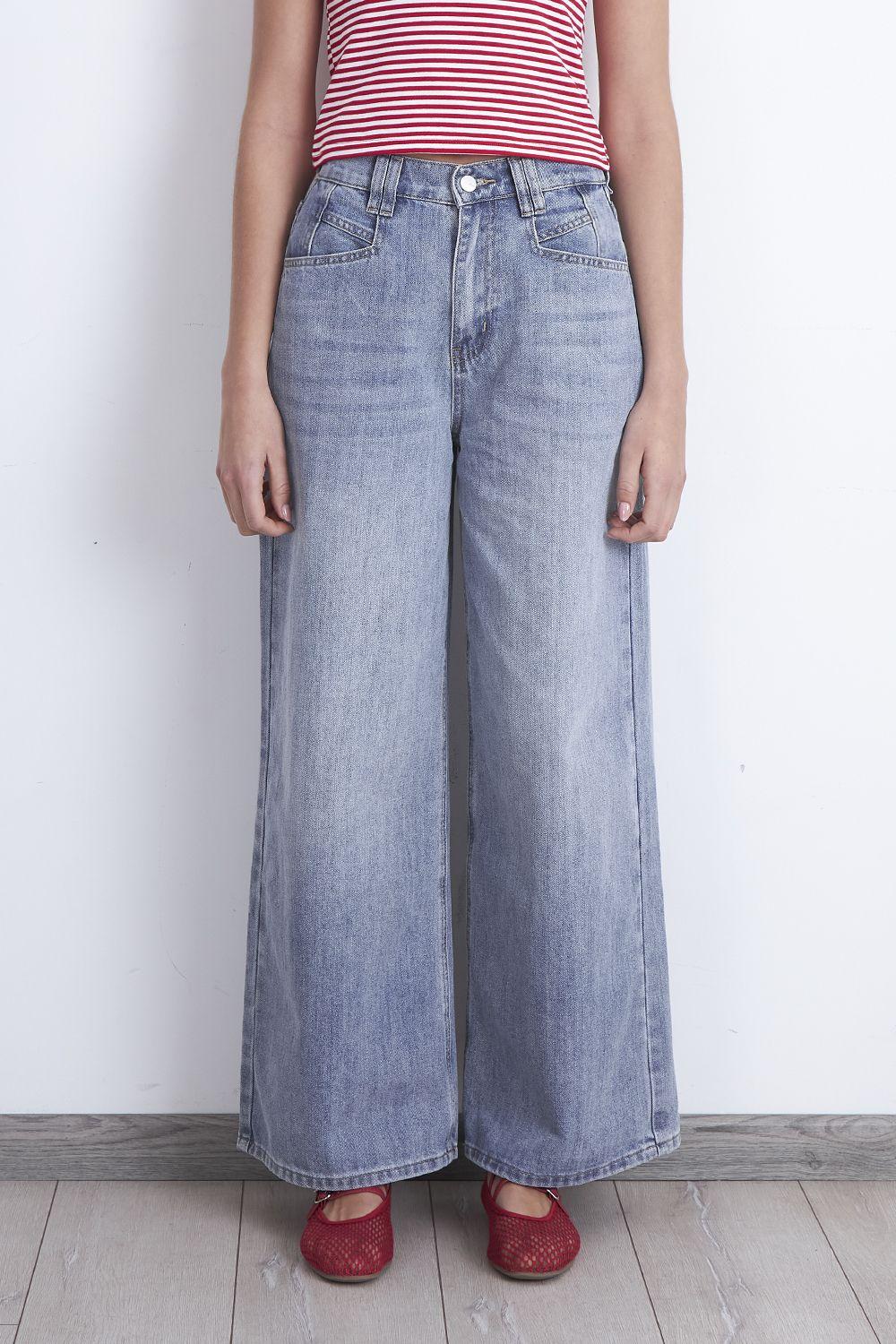 Jeans Wide Leg Ancho Celeste Nicopoly-0