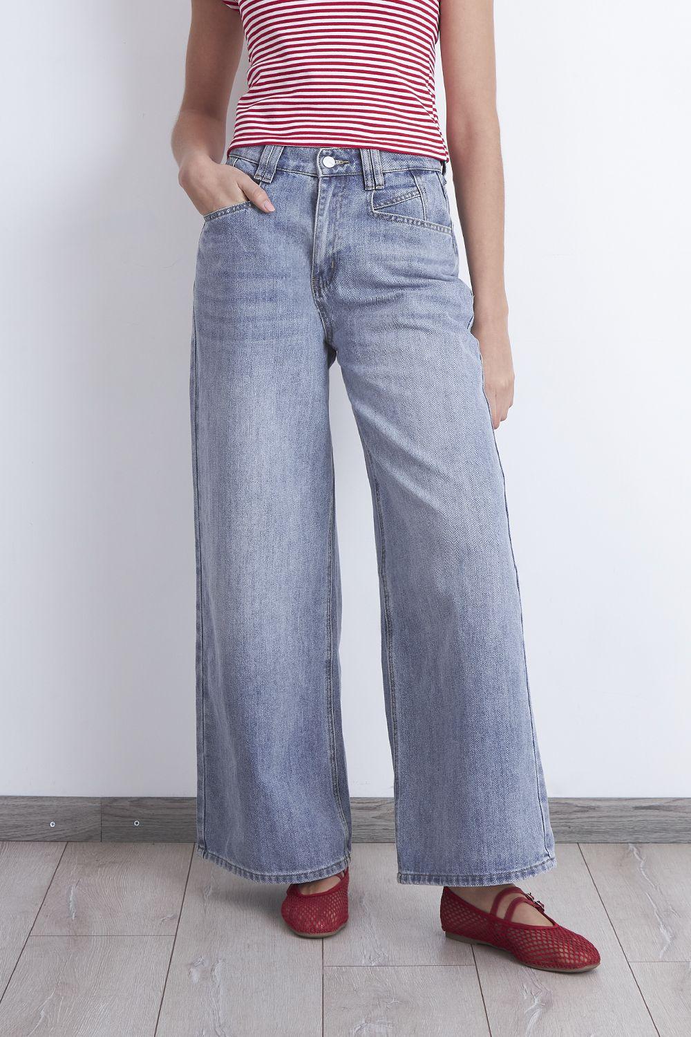 Jeans Wide Leg Ancho Celeste Nicopoly-4