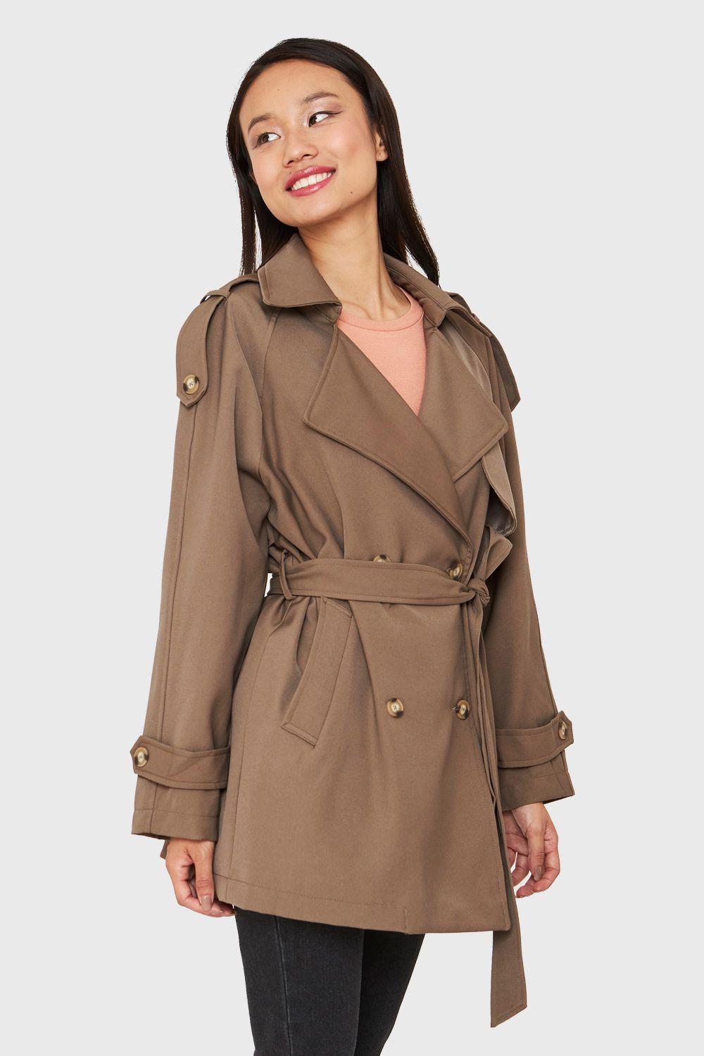 Trench Midi Taupe Nicopoly-2