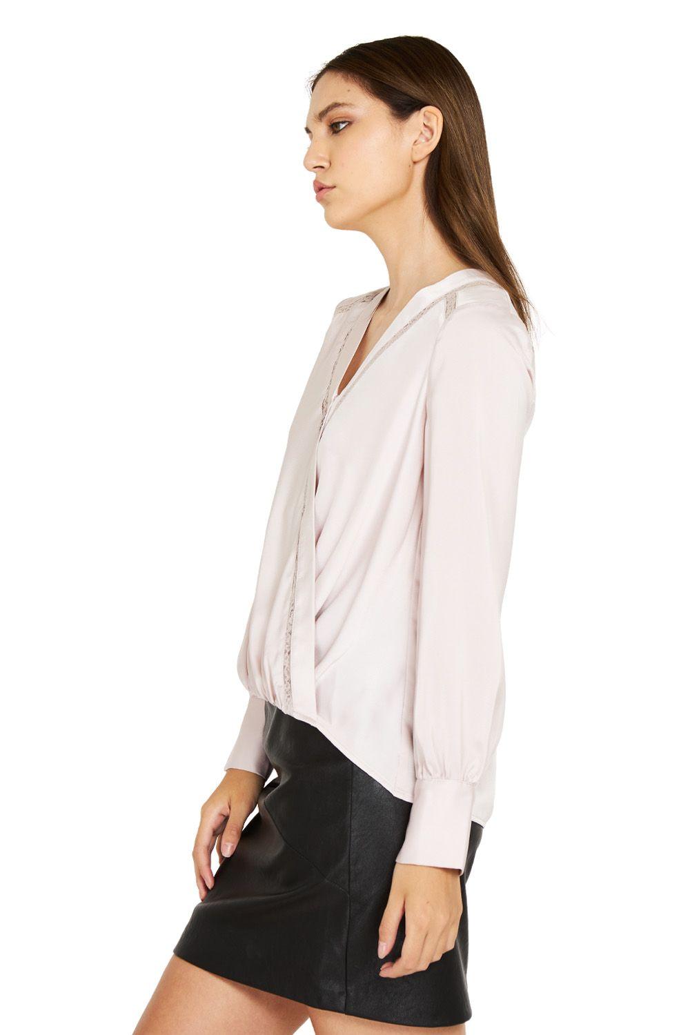 Blusa Detalles Encaje Rosado Nicopoly-2