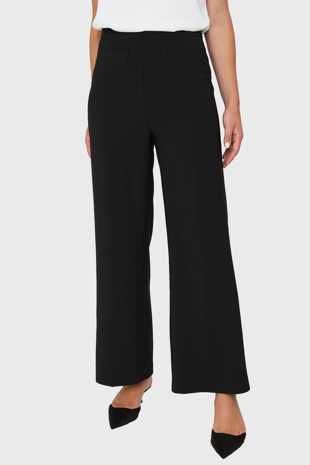 Pantalón Wide Leg Negro Nicopoly-4