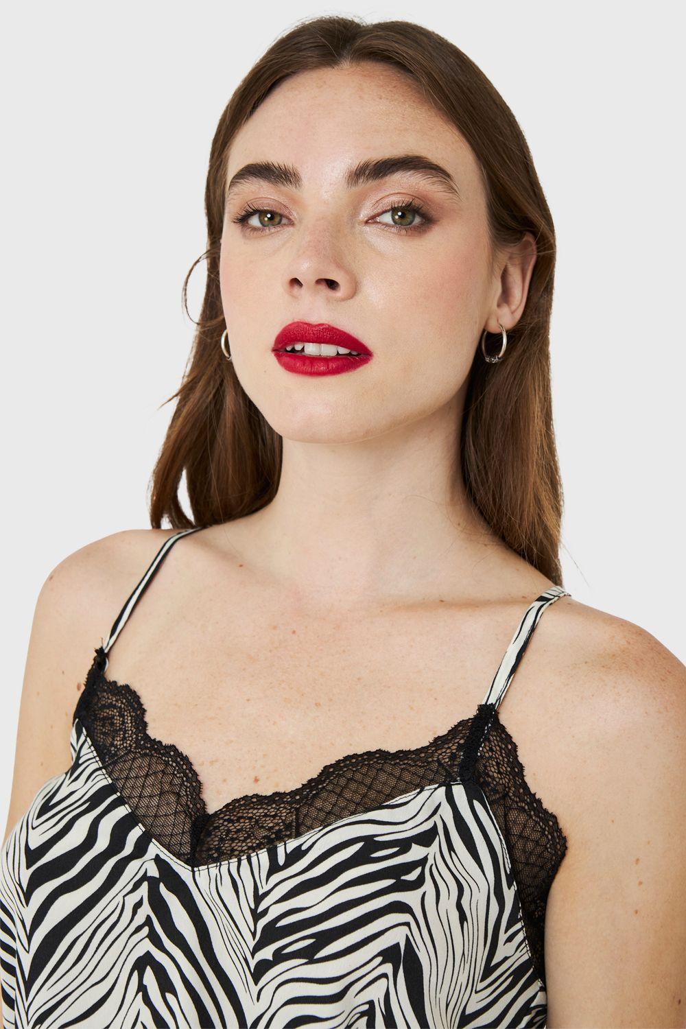 Top Print Cebra Blanco Nicopoly-5