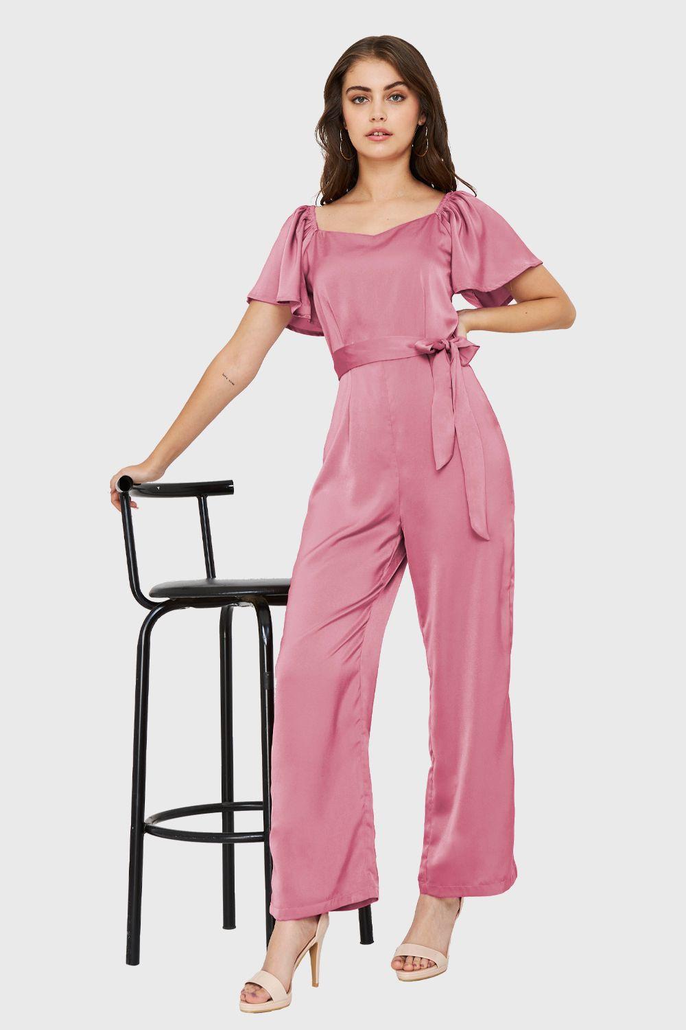 Enterito Tipo Satín Lazo Rosa Nicopoly-1