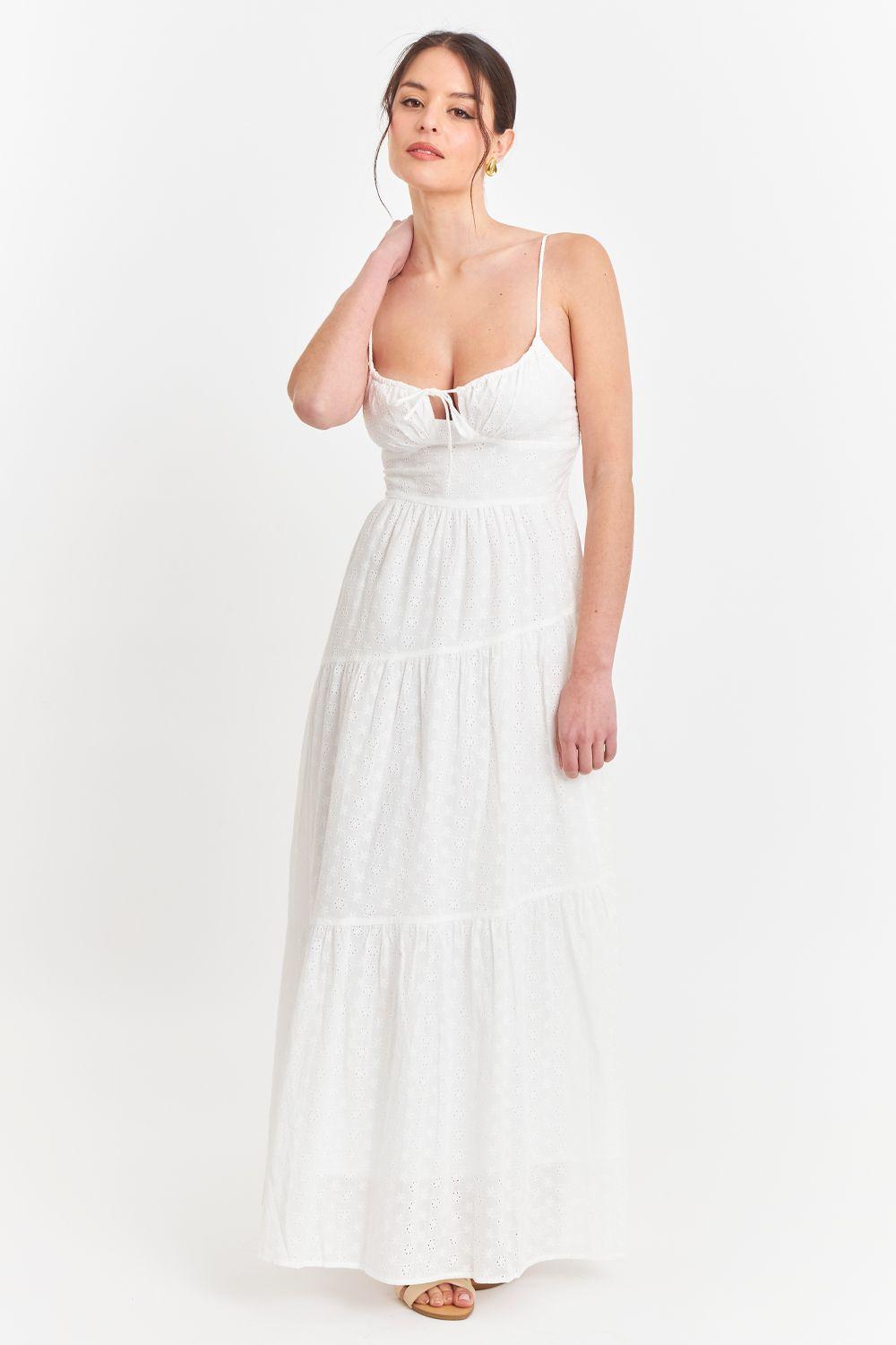 Vestido Broderie Blanco Nicopoly-1
