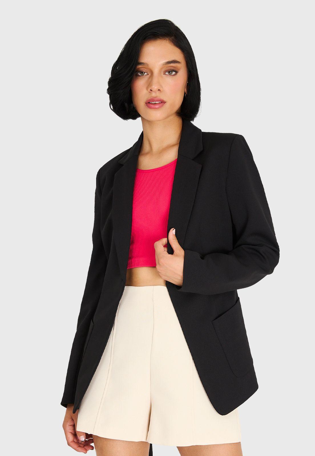 Blazer Lazo Delantero Negro Nicopoly-0