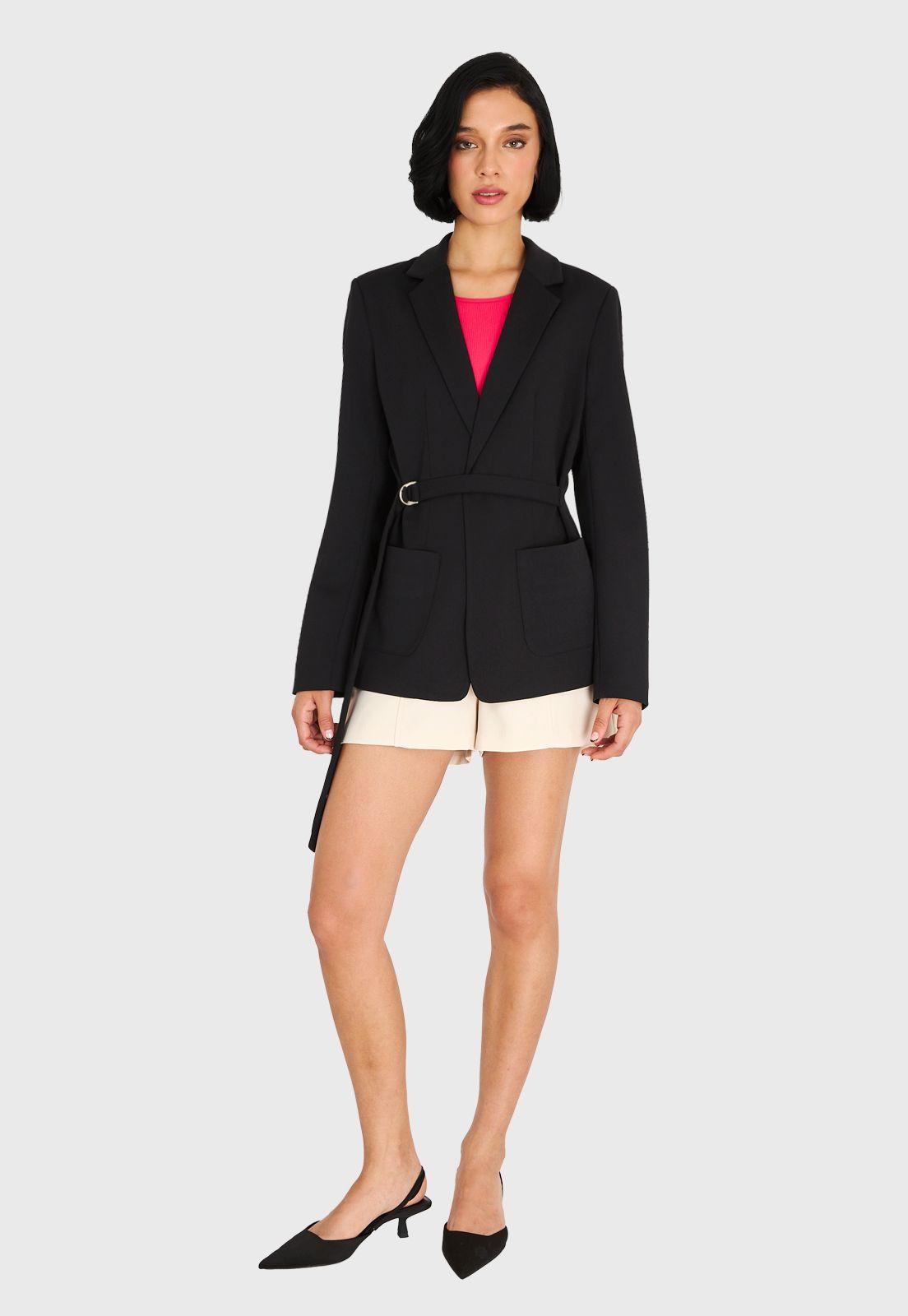 Blazer Lazo Delantero Negro Nicopoly-1
