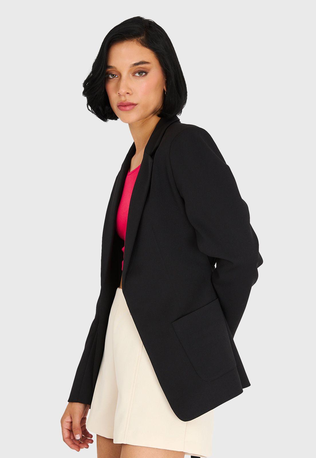 Blazer Lazo Delantero Negro Nicopoly-2
