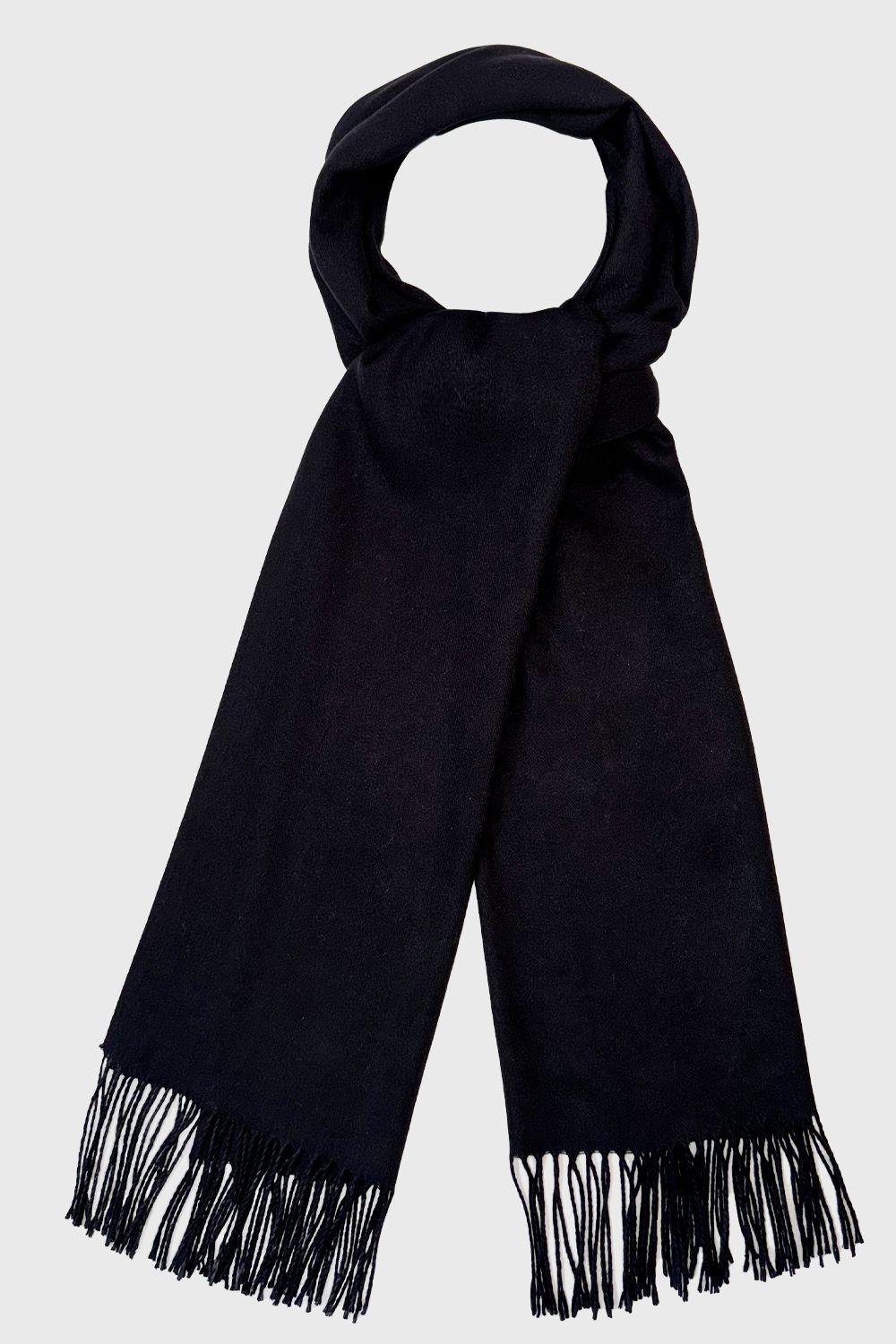 Bufanda Suave Negro Nicopoly-2
