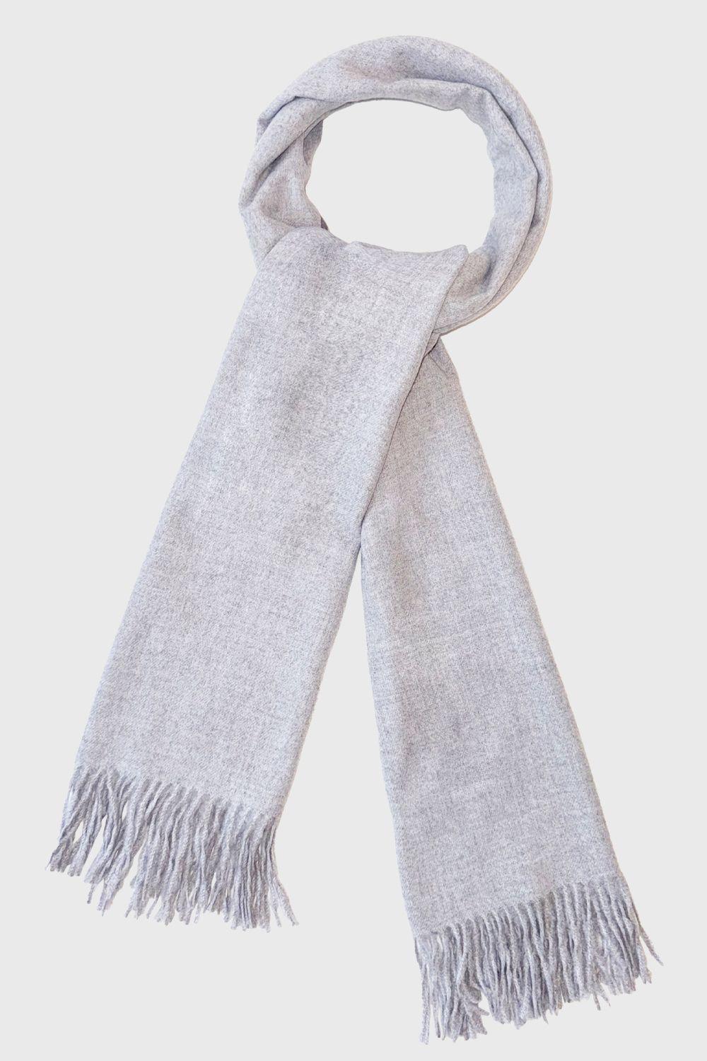 Bufanda Gruesa Gris Nicopoly-2
