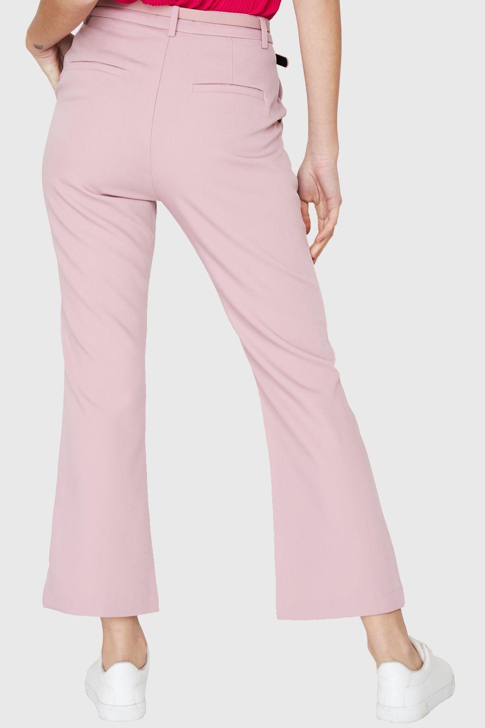Pantalón  Cinturón Rosa Nicopoly-3