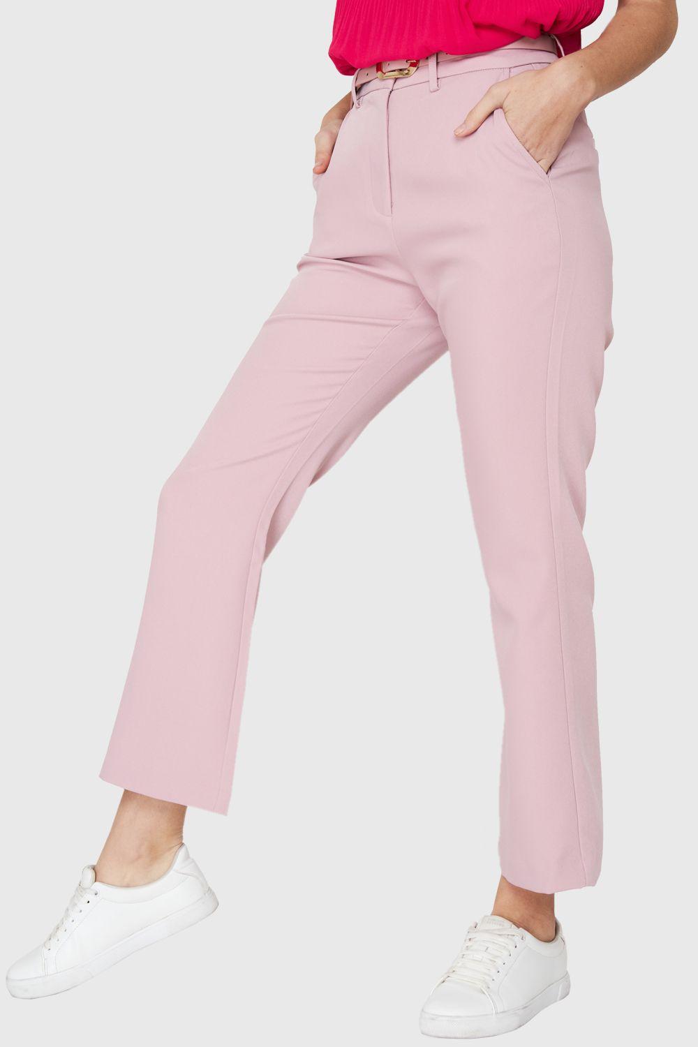 Pantalón  Cinturón Rosa Nicopoly-2