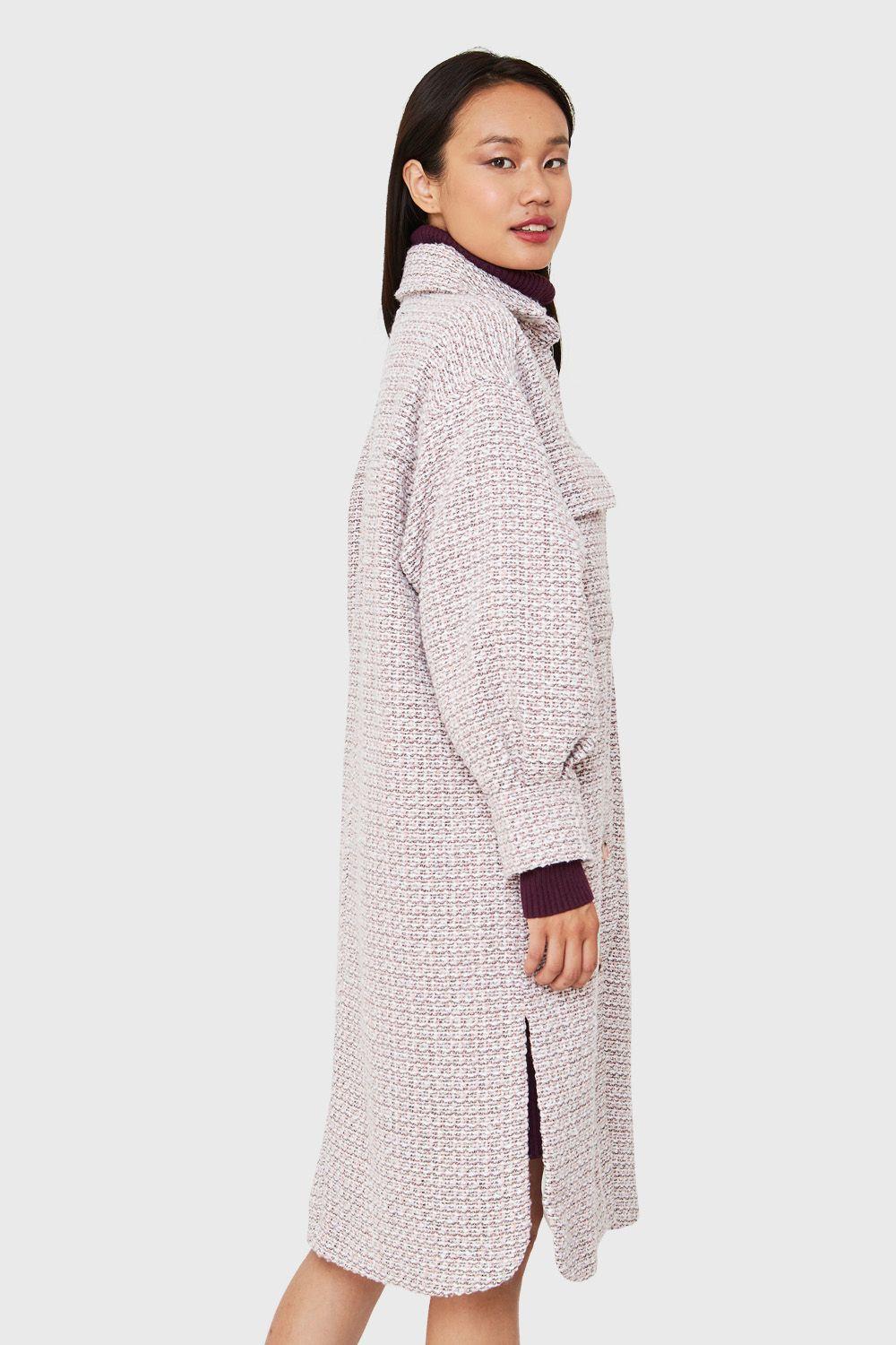 Abrigo Bolsillos Cargo Rosado Nicopoly-3