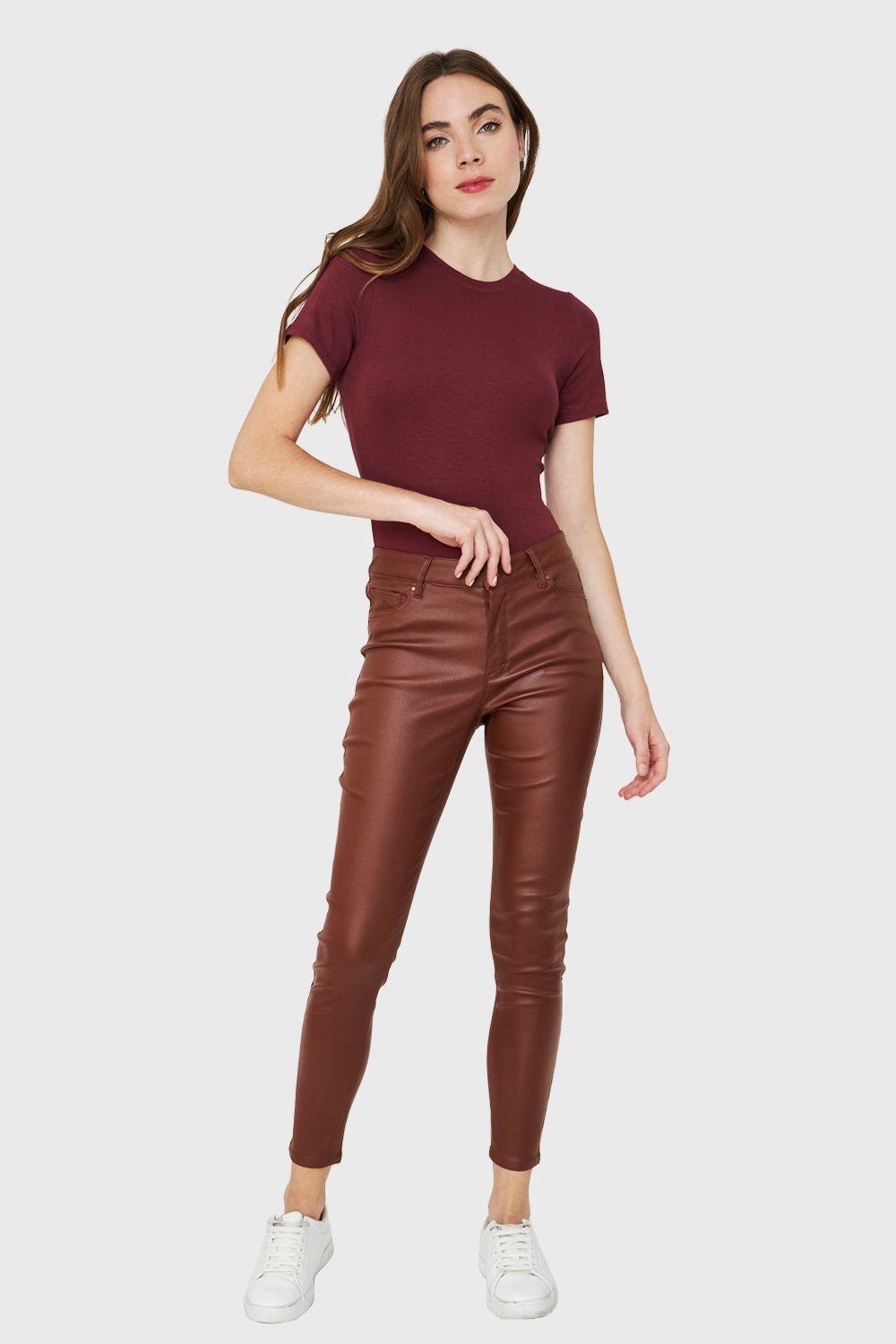 Body Manga Corta Burdeos Nicopoly-1