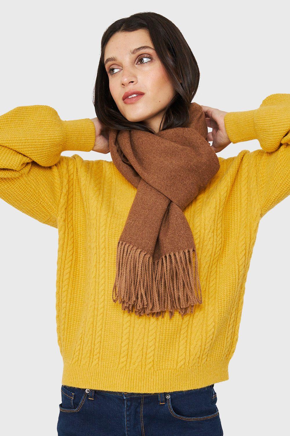 Bufanda Flecos Café Nicopoly-0