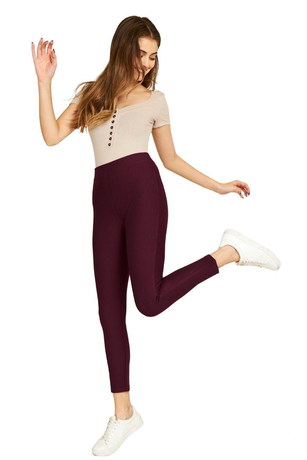 Legging Básico Burdeos Nicopoly-1