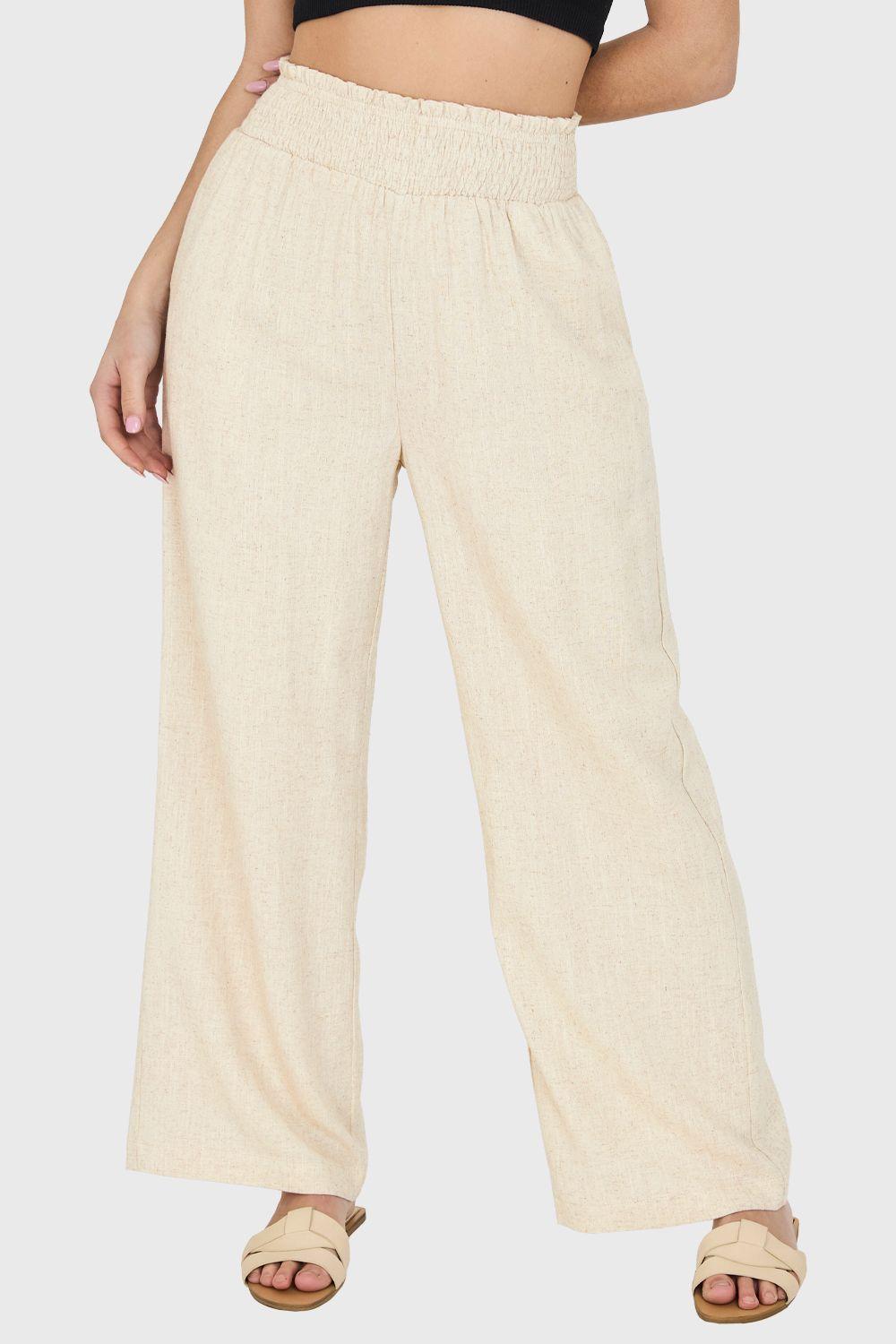 Pantalón Holgado Pretina Alta Arena Nicopoly-0