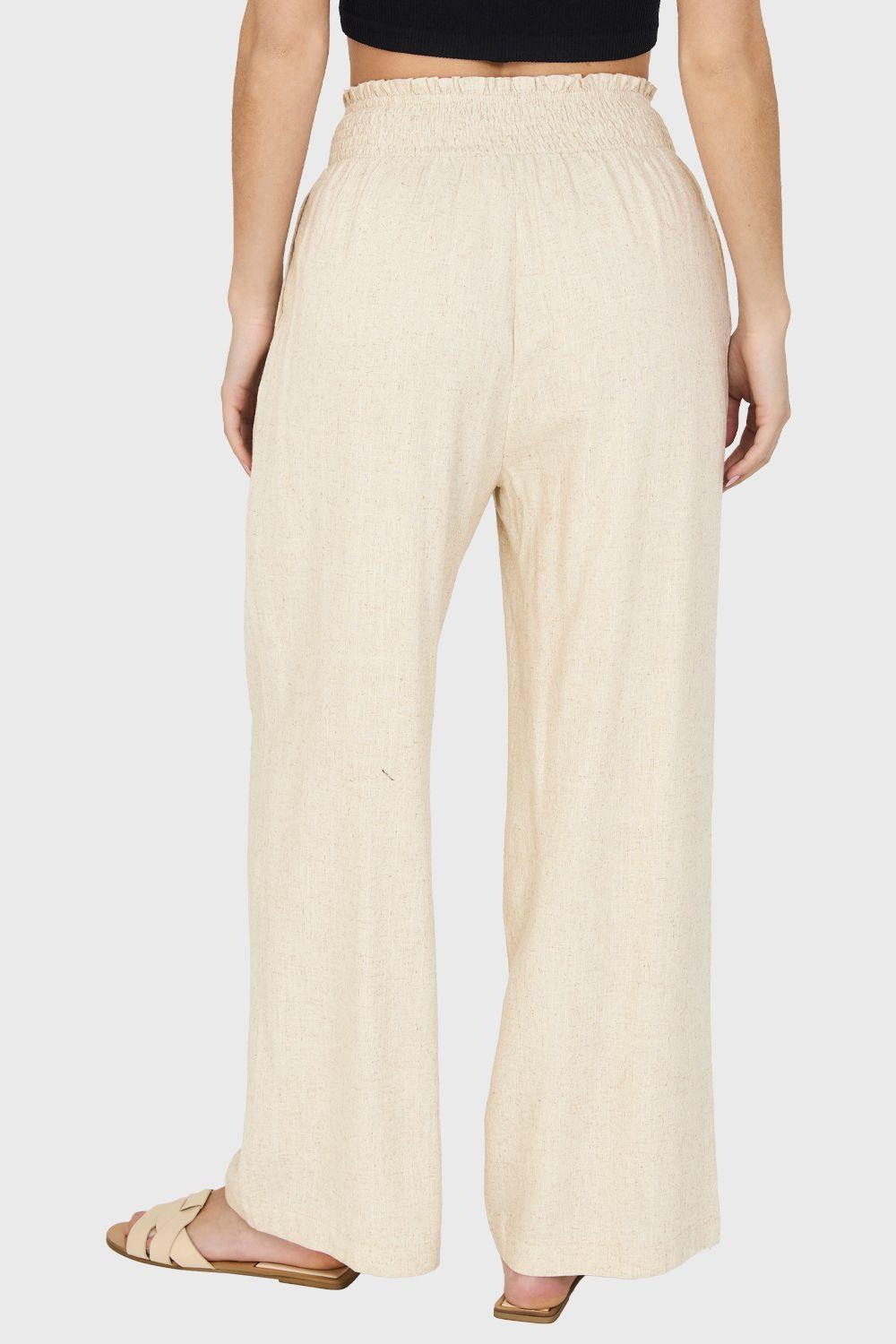 Pantalón Holgado Pretina Alta Arena Nicopoly-3