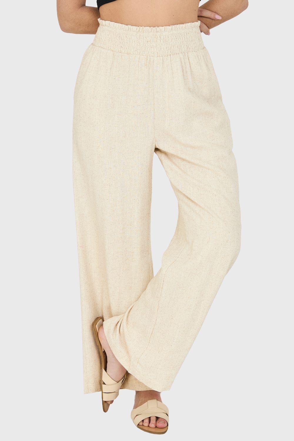 Pantalón Holgado Pretina Alta Arena Nicopoly-4