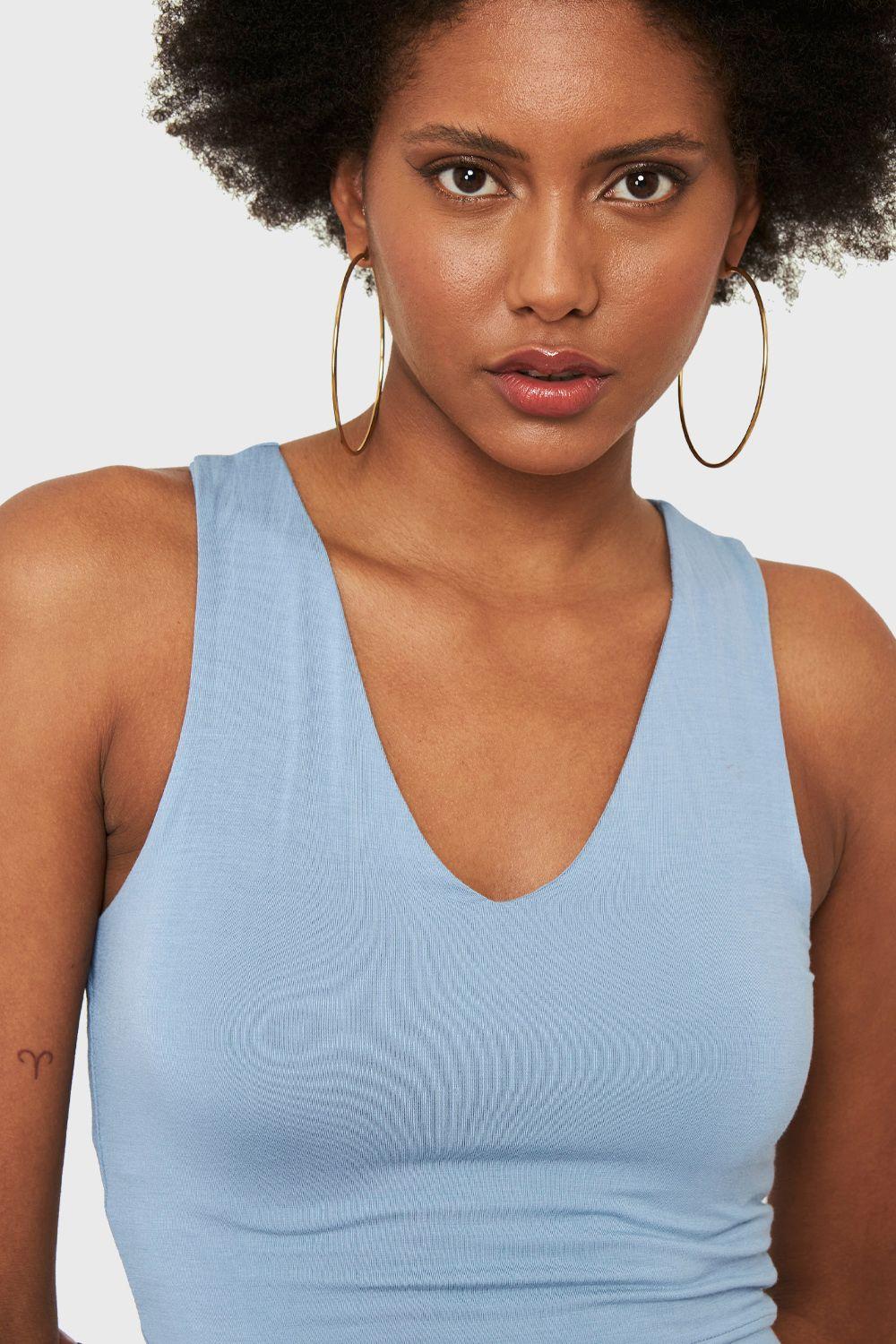 Crop Top Modal Celeste Nicopoly-5