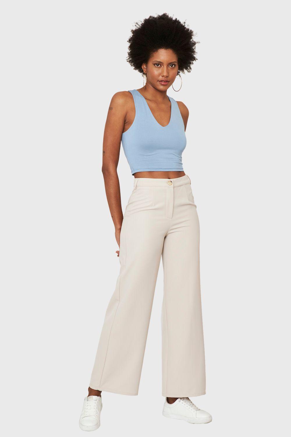 Crop Top Modal Celeste Nicopoly-1