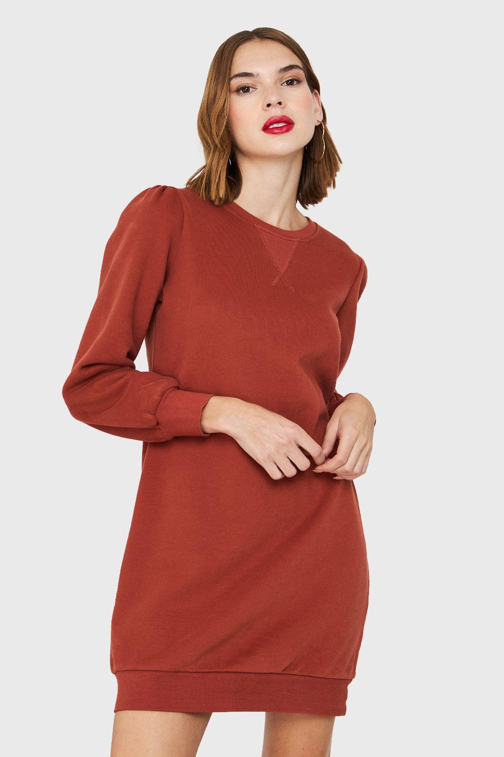 Vestido Tipo Polerón Óxido Nicopoly-4