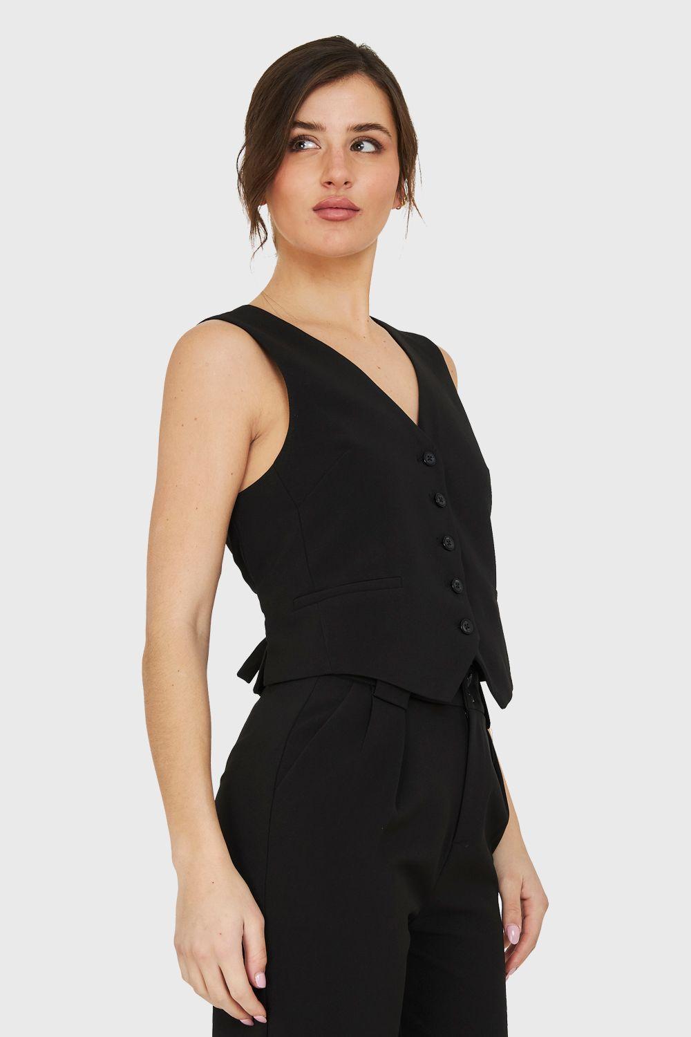 Gilet Lazo Ajustable Negro Nicopoly-2