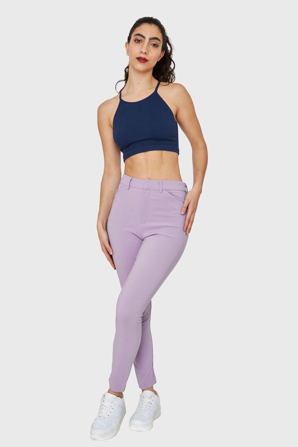 Calza Con Cierre Lila Nicopoly-1
