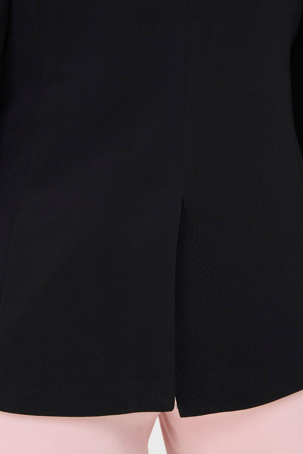 Blazer Bolsillos y Botón  Negro Nicopoly-5