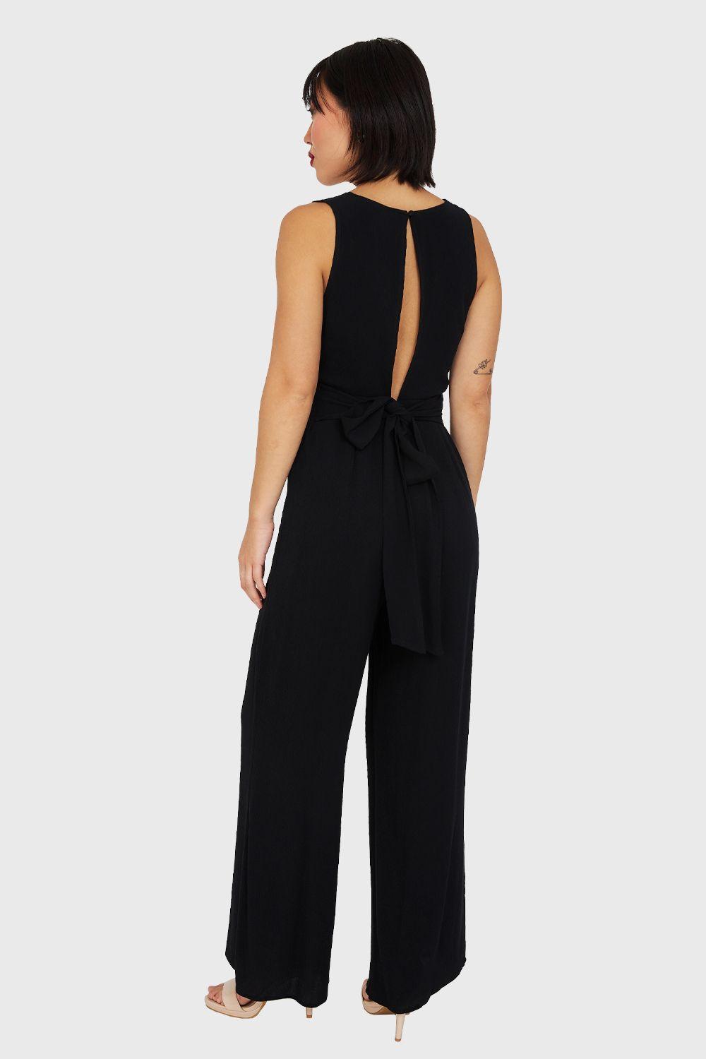 Enterito Escote V y Lazo Negro Nicopoly-3