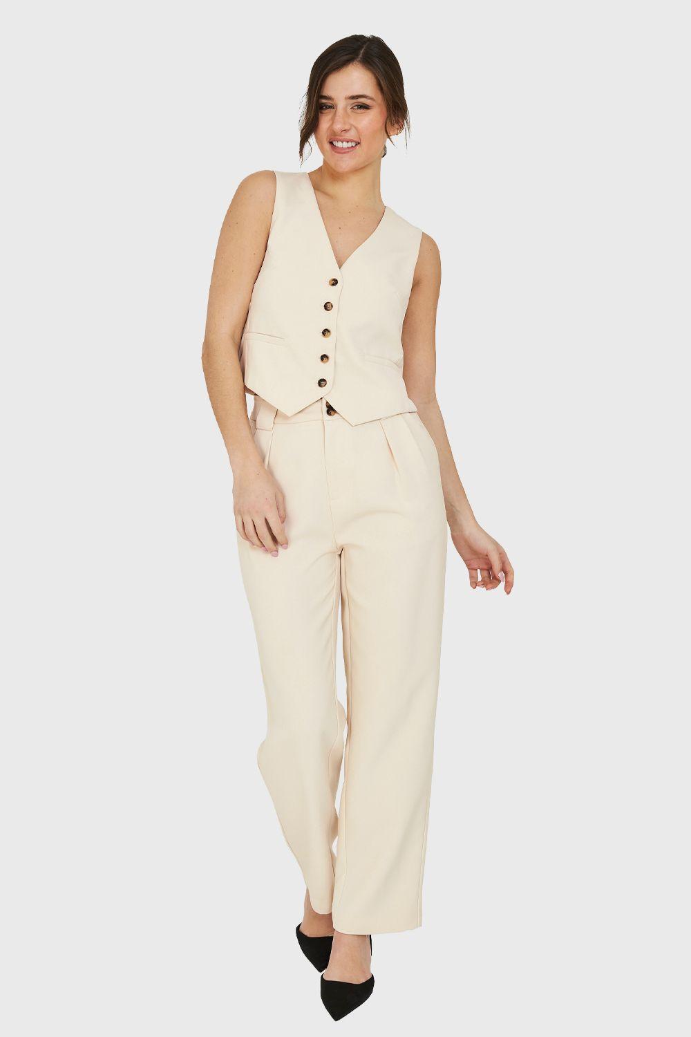 Gilet Lazo Ajustable Beige Nicopoly-1