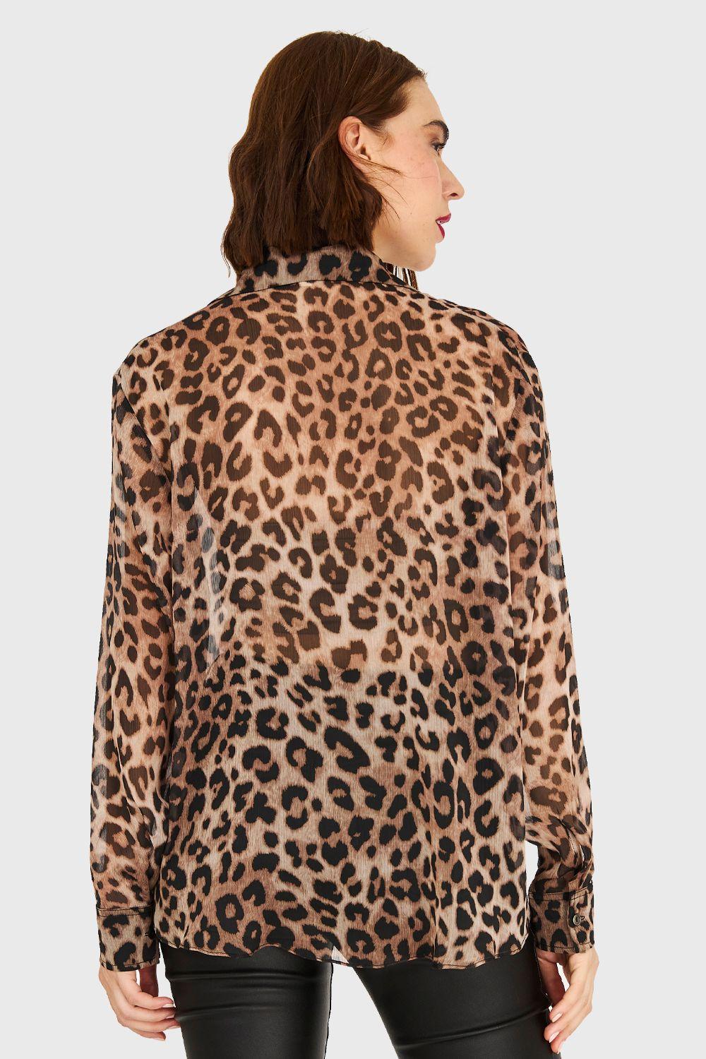 Blusa Leopardo Café Nicopoly-3