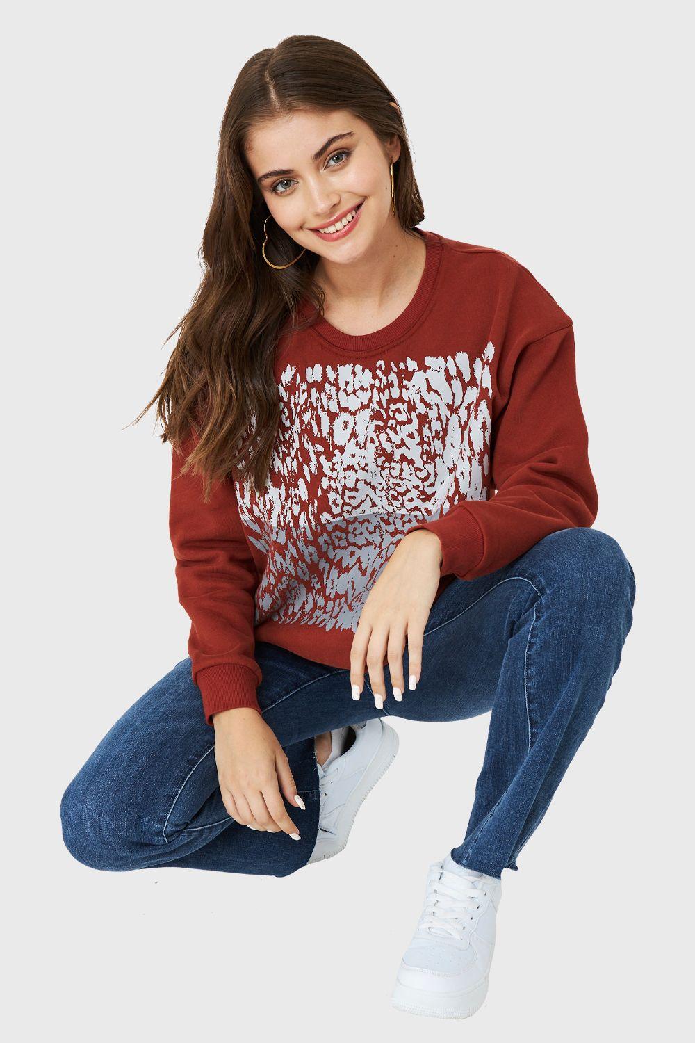 Polerón Print Leopard Óxido Nicopoly-0