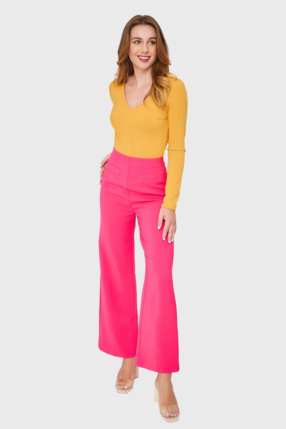Body Acanalado Manga Larga Amarillo Nicopoly-1