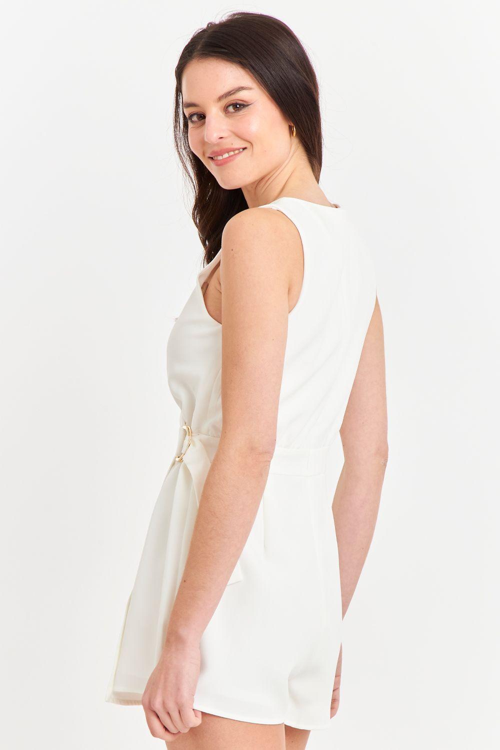 Enterito Escote Cruzado Blanco Nicopoly-3