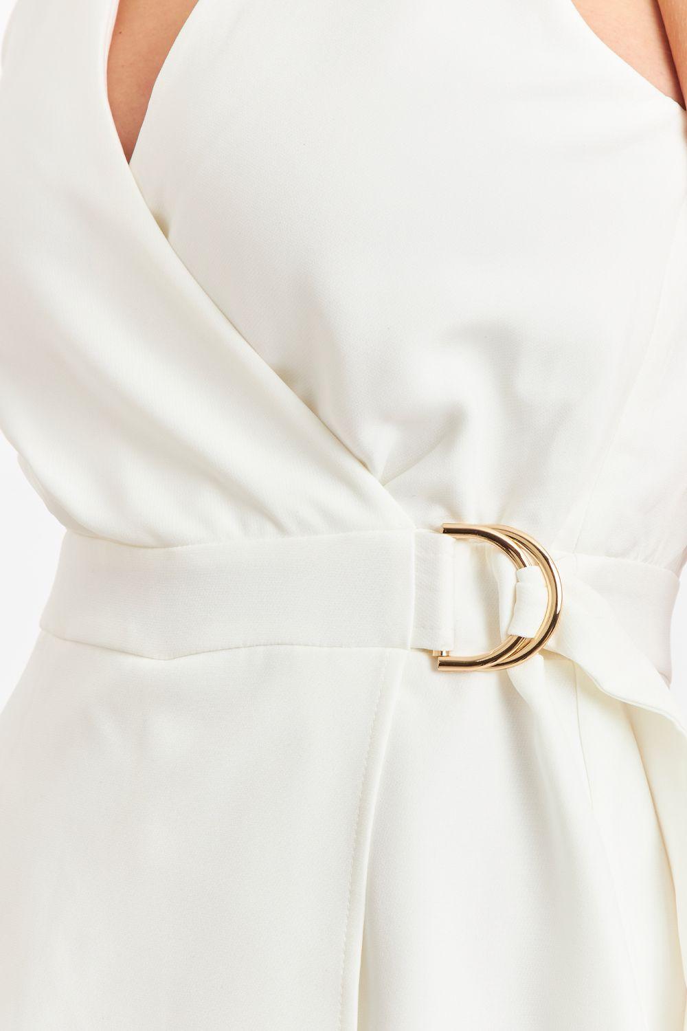 Enterito Escote Cruzado Blanco Nicopoly-5