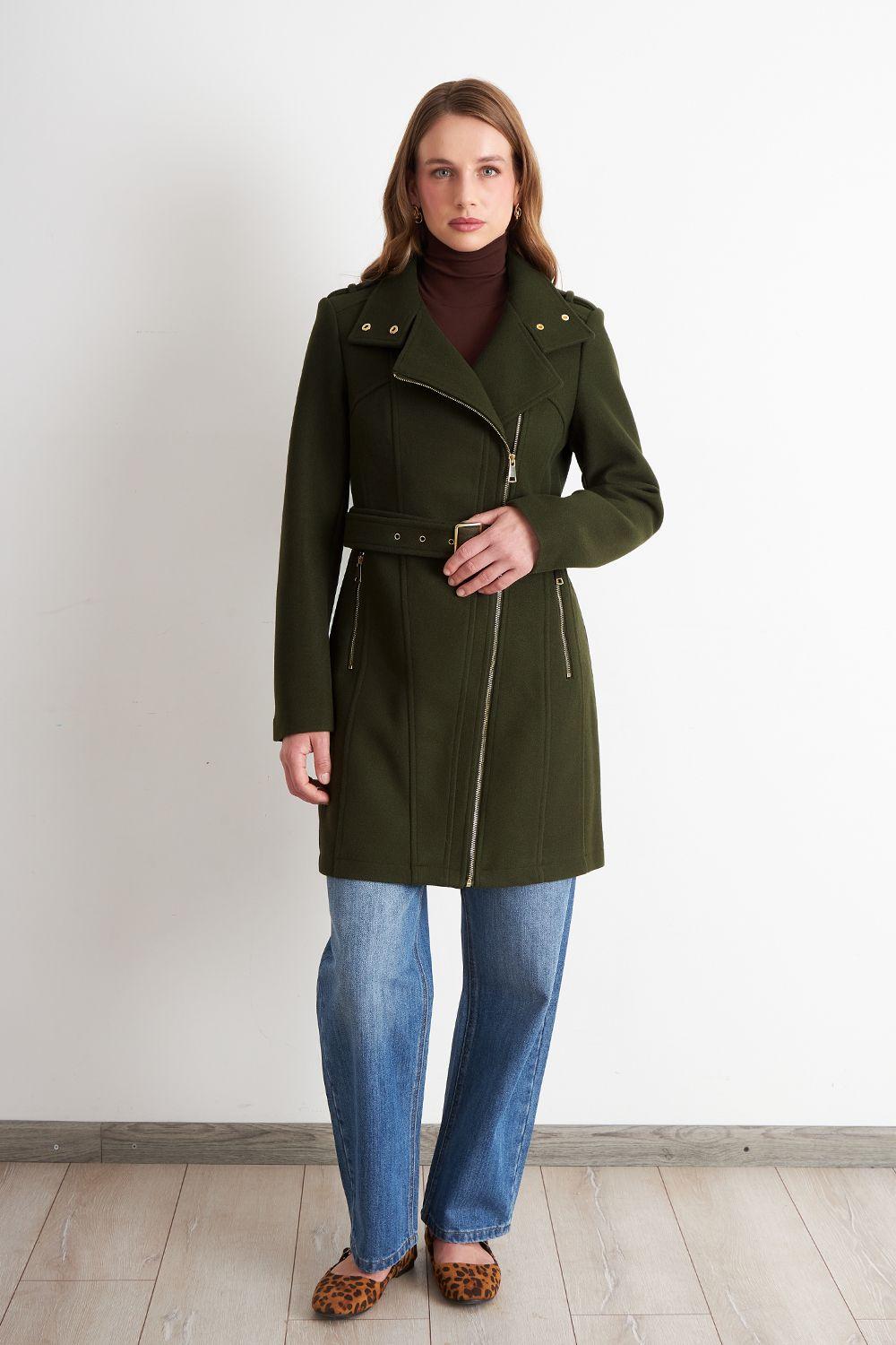 Abrigo Cierre Lateral Oliva Nicopoly-1