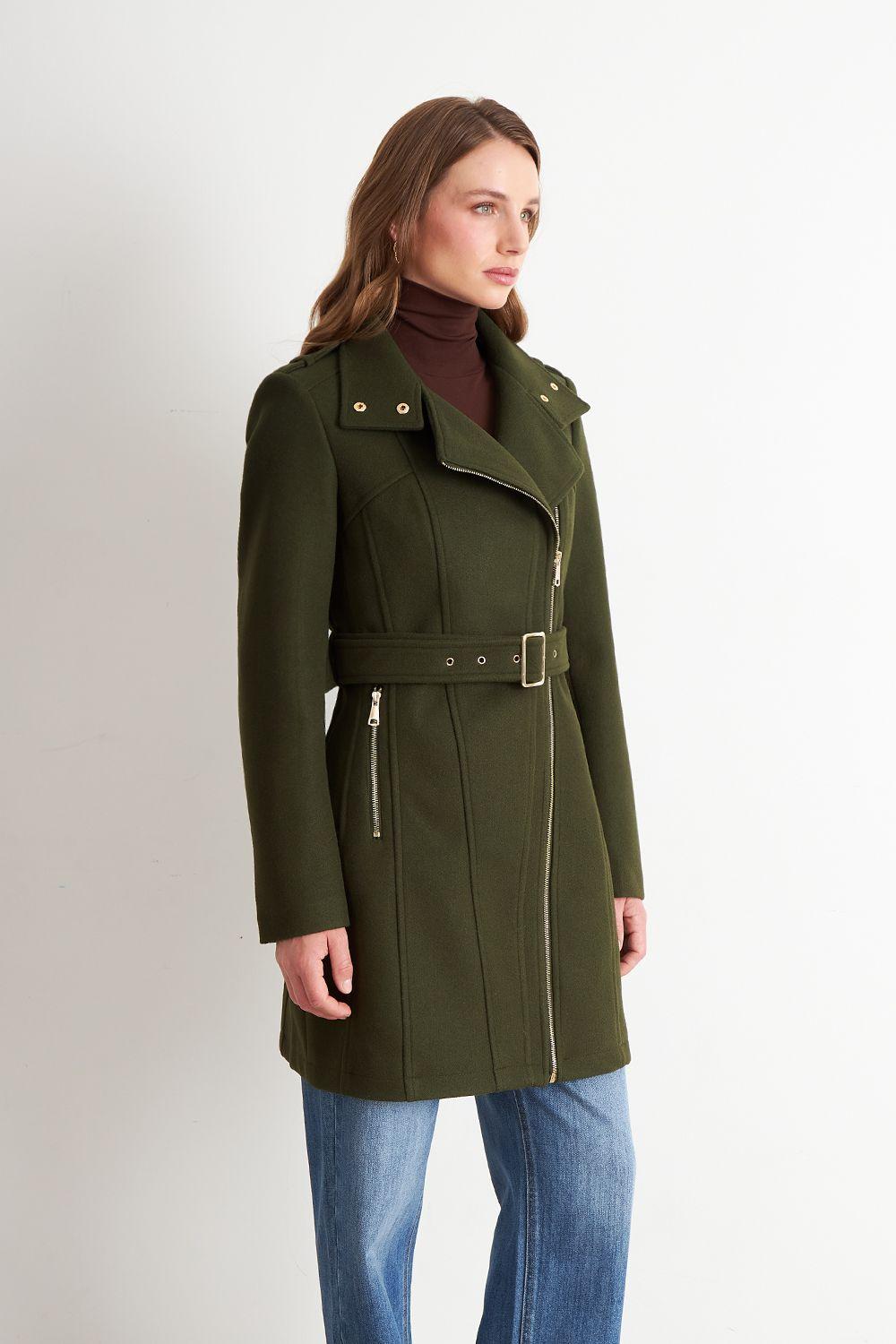 Abrigo Cierre Lateral Oliva Nicopoly-2