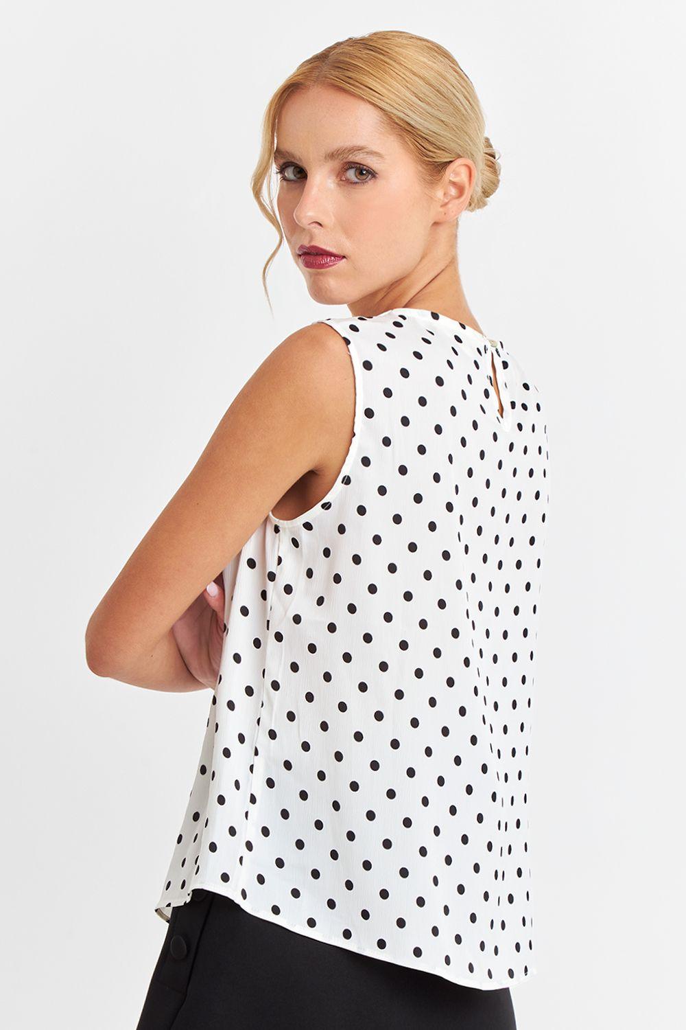 Blusa Puntos Blancos Nicopoly-4