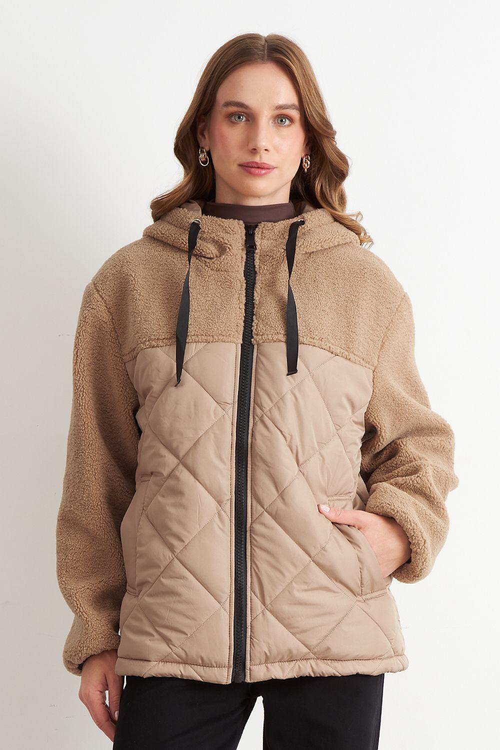 Chaqueta Mitad Chiporro/Parka Khaki Nicopoly-4