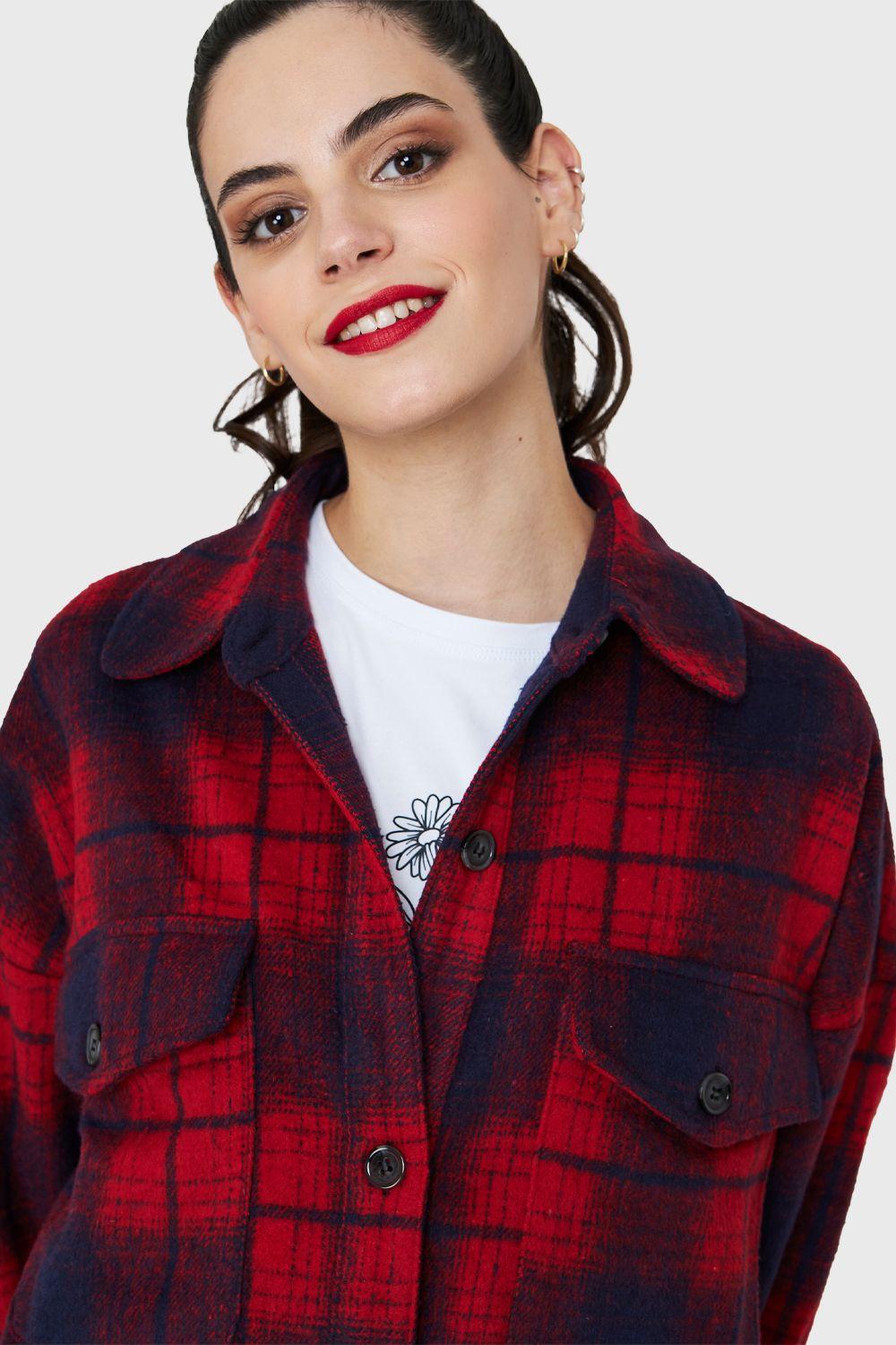 Sobrecamisa Leñadora Rojo Nicopoly-5