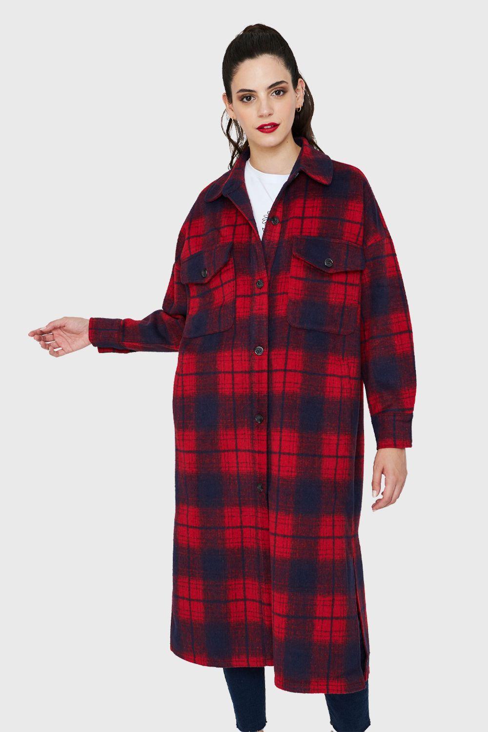 Sobrecamisa Leñadora Rojo Nicopoly-4